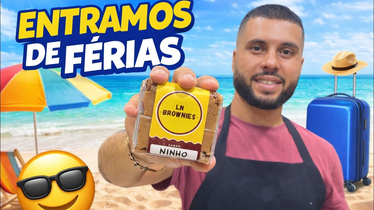 Entramos de férias 🏝️ 