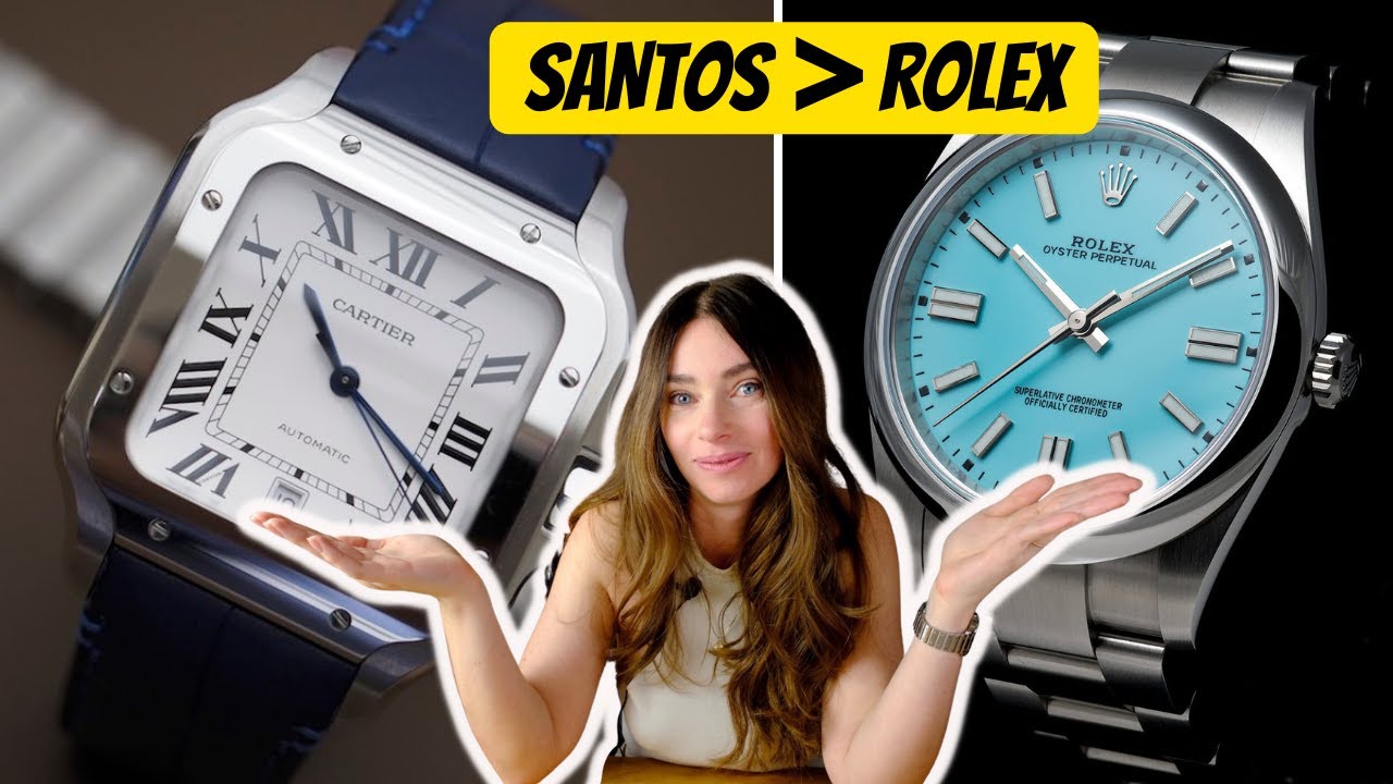 CARTIER SANTOS = ROLEX OYSTER PERPETUAL KILLER