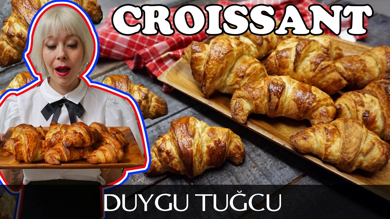 Croissant (Kruvasan) Tarifi🥐 | EVİNİZDE PROFESYONEL ŞEFLER GİBİ YAPACAKSINIZ 🥐 | Chef Duygu Tugcu