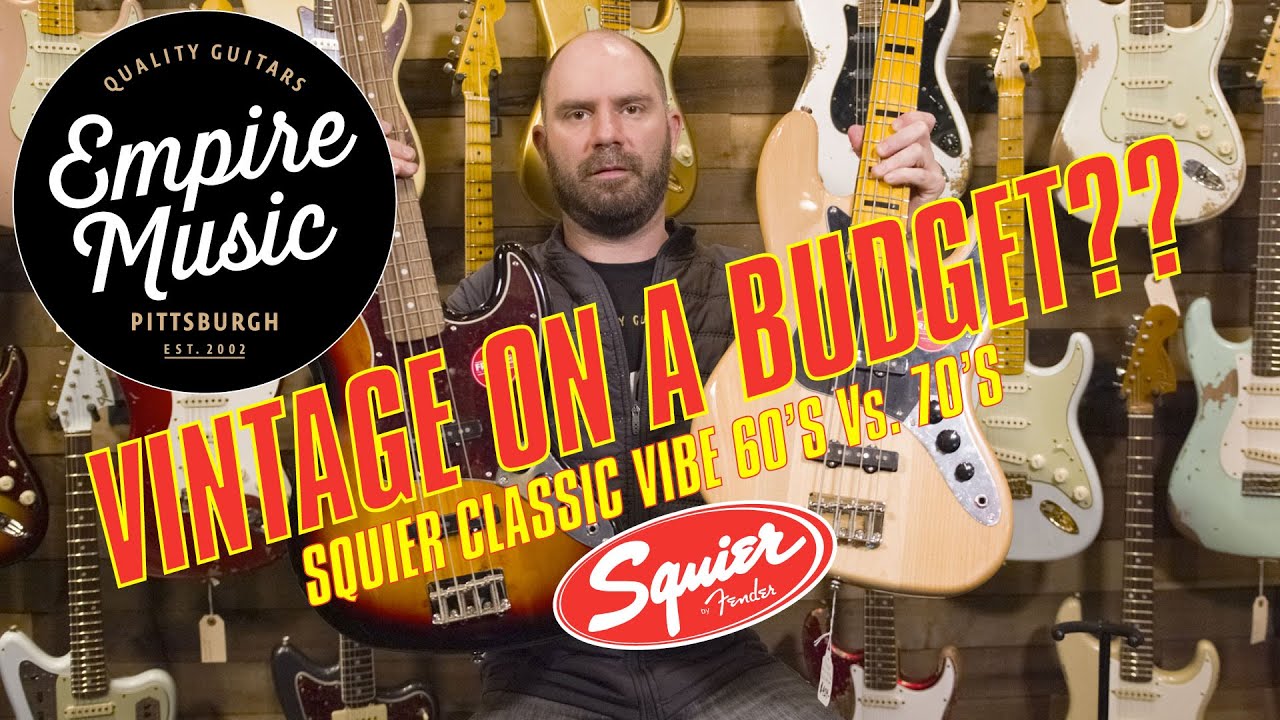 Jazz Bass Shootout #6 - Squier Classic Vibe 60's Vs. 70's  - EMPIRE MUSIC