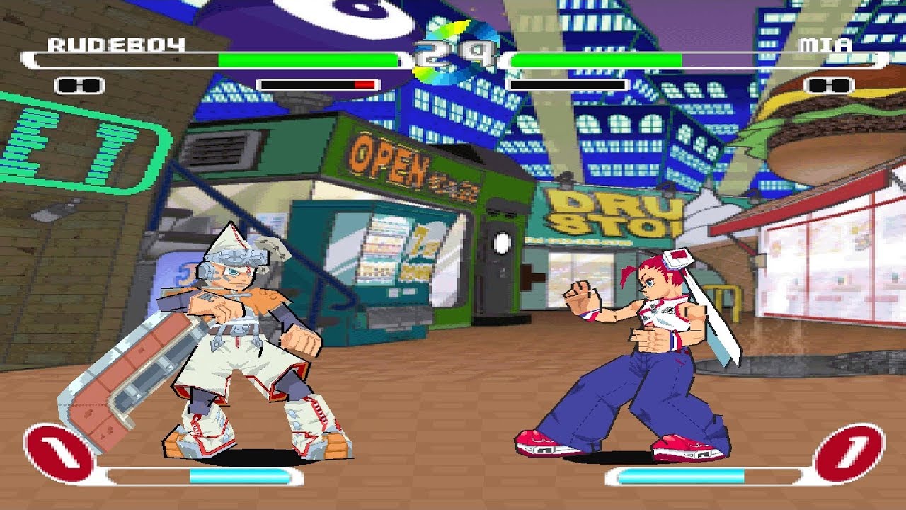 Slap Happy Rhythm Busters [PS1] - play as Rude Boy