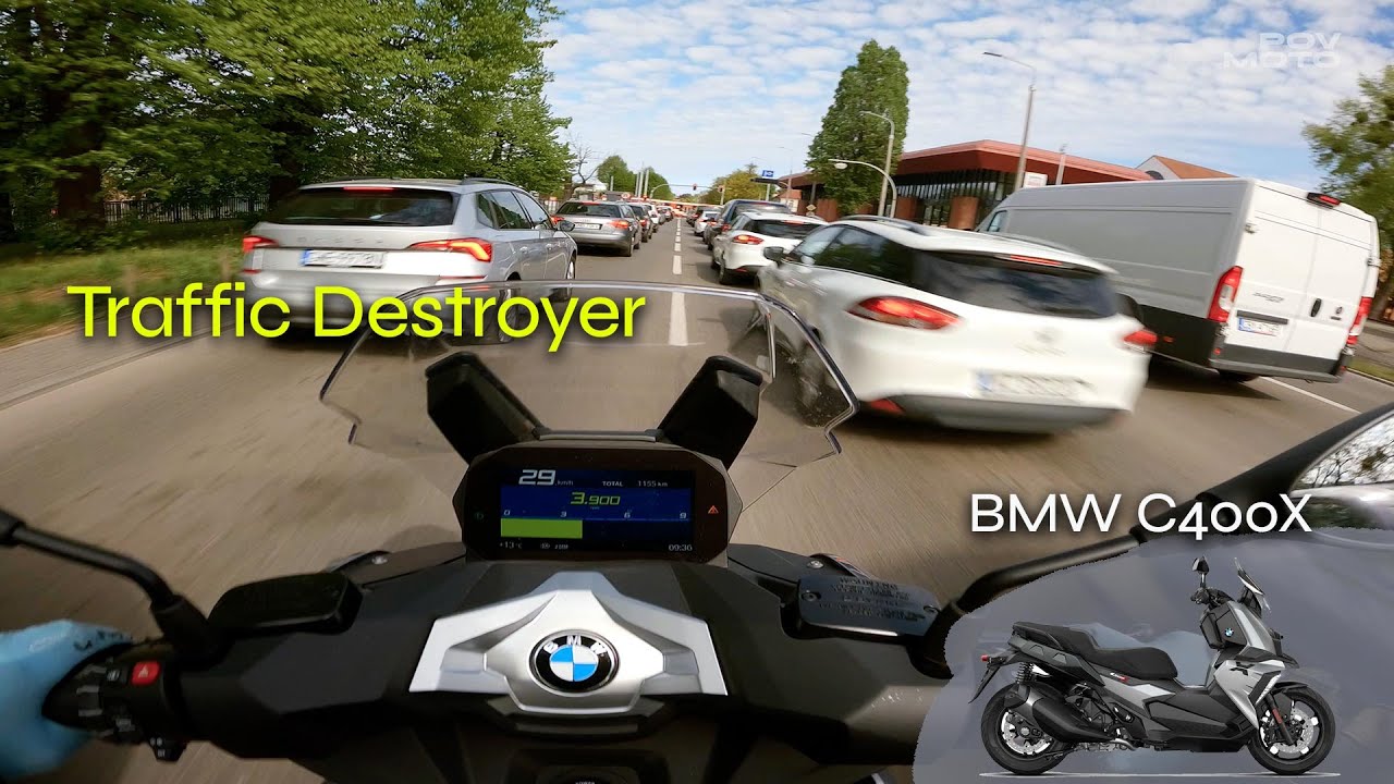 is this a perfect city scooter?  BMW C400X | RAW SOUND | 4K