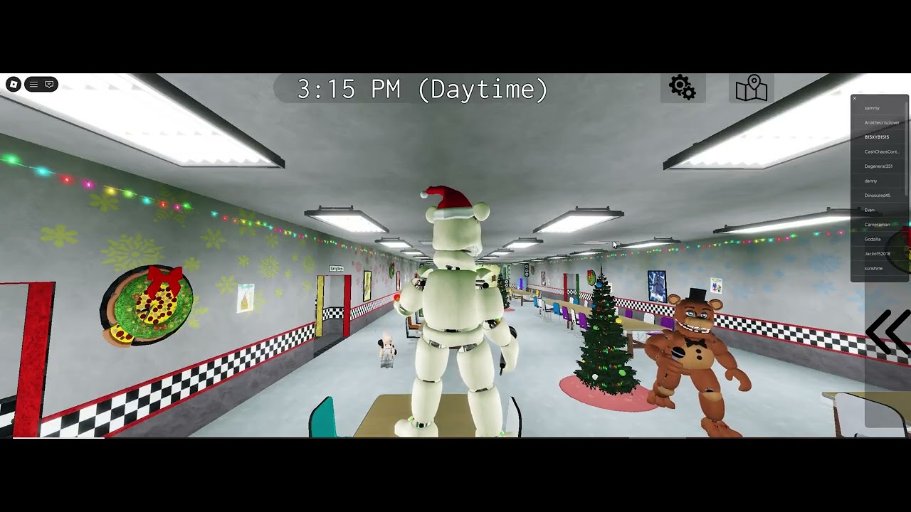Fredbear's mega RP Santa Fazbear