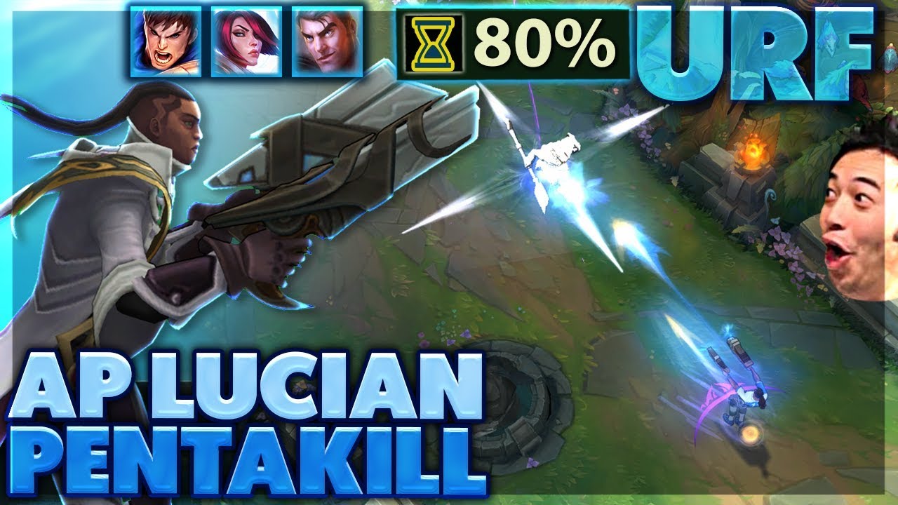 MY EDITOR GETS A PENTAKILL | INSANE DAMAGE | URF AP LUCIAN - BunnyFuFuu