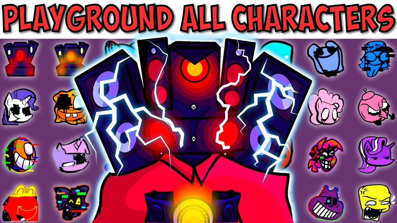 FNF Character Test | Gameplay VS My Playground | ALL Characters Test