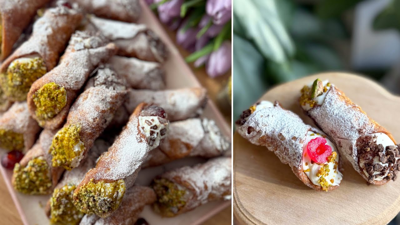 CANNOLI🇮🇹- mennyei krémes és ropogós sütemény❤️❤️❤️ nagyon finom! - BebePiskóta 