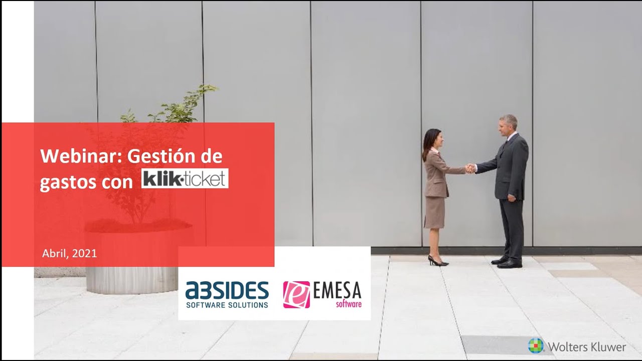 Webinar GESTIÓN DE GASTOS CON KLIK·TICKET