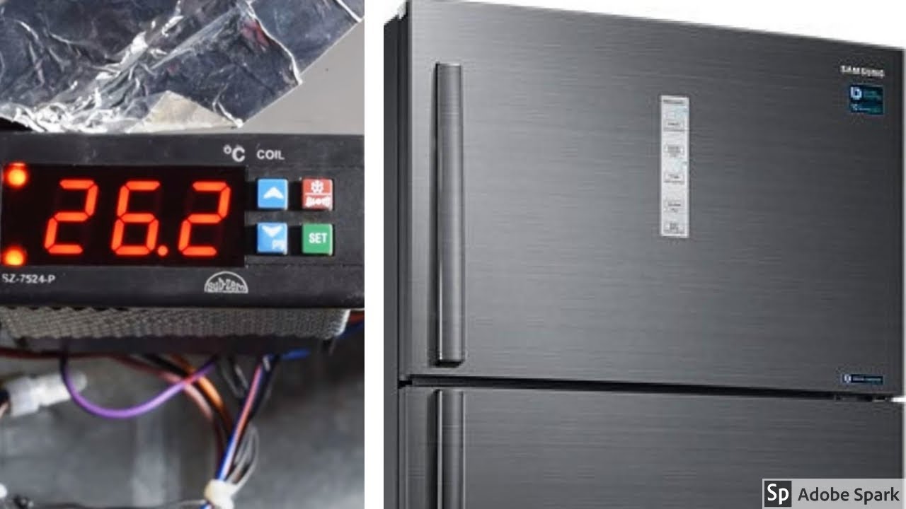 Installing Digital Temperature Controller in Double Door Refrigerator for Precision Cooling