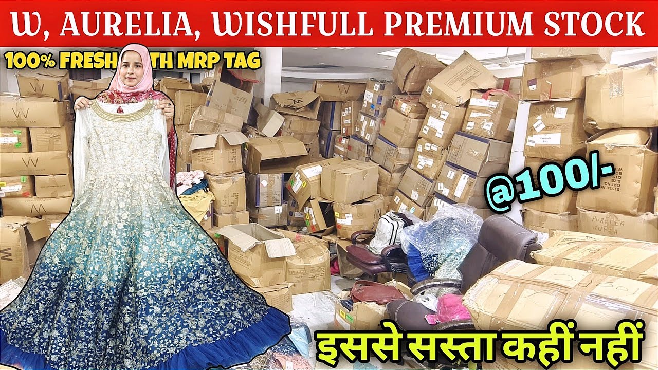 PREMIUM BRANDED SURPLUS LADIES GARMENTS UPTO 95% DISCOUNT | KALIN KALLY | MARV INDIA