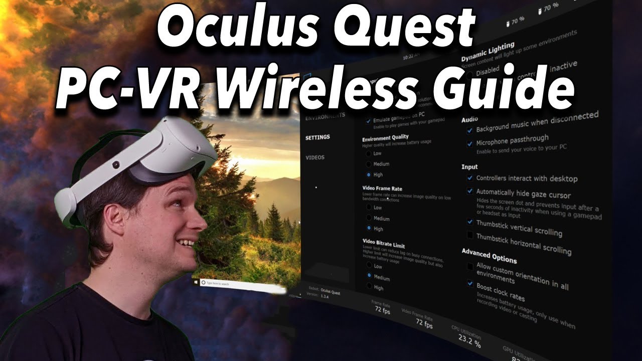Транслируйте игры VR с ПК без проводов на Quest! Учебное пособие по виртуальному рабочему столу &mdash; новый метод 2021 года