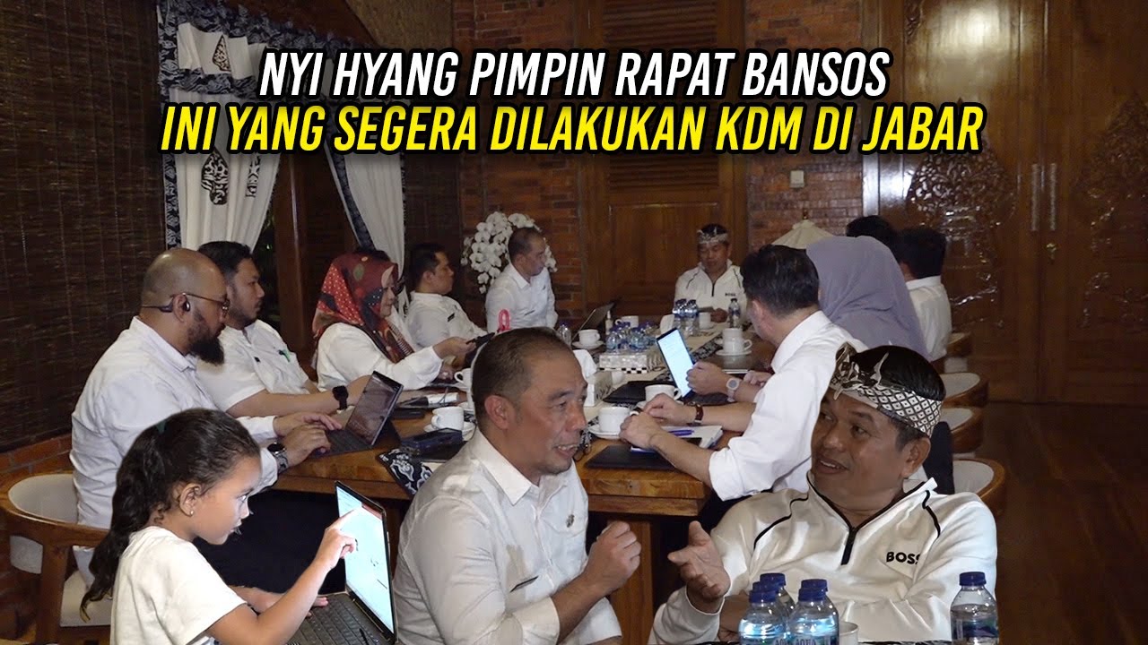 NYI HYANG PIMPIN RAPAT BANSOS | INI YANG AKAN SEGERA DILAKUKAN KDM DI JABAR