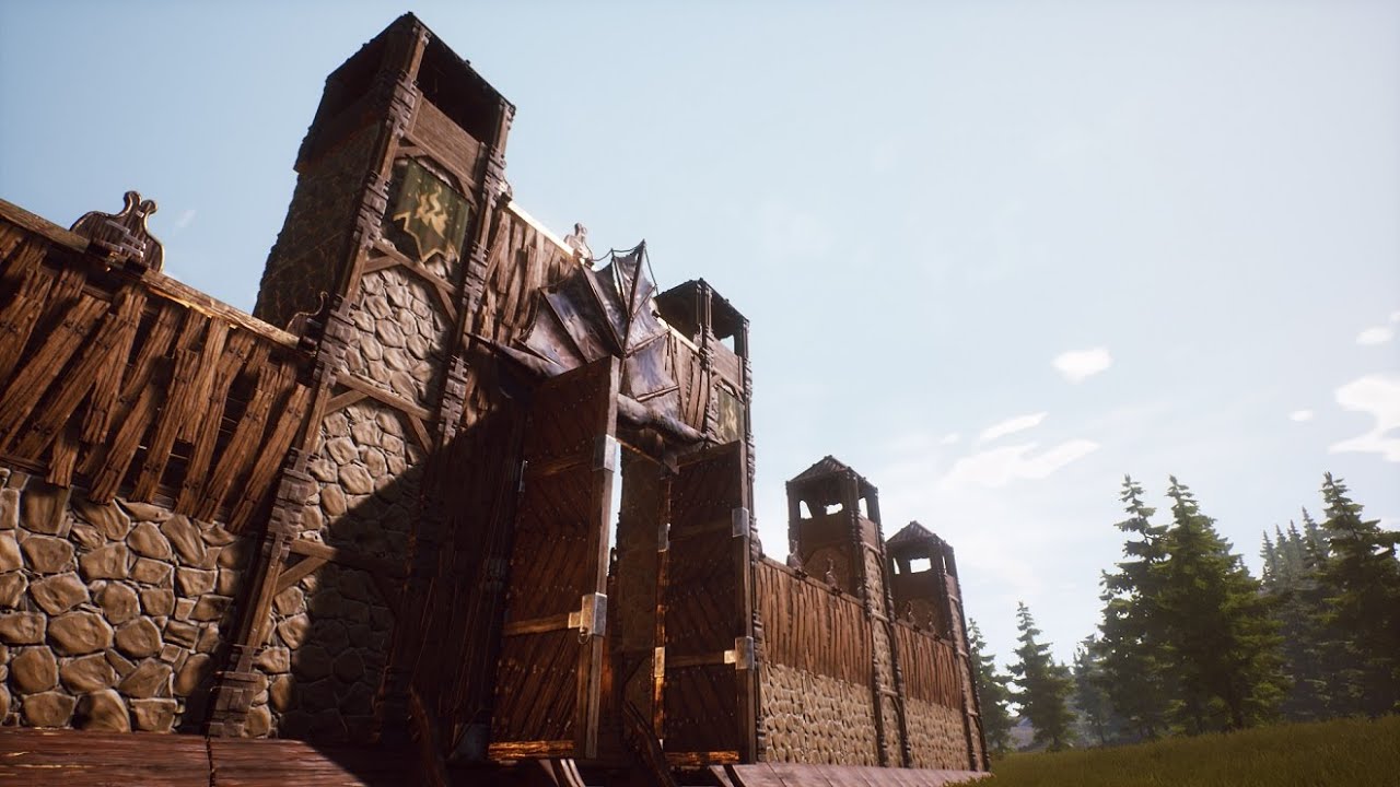 HOW TO BUILD A VIKING FORTRESS [ TIMELAPSE ] - Conan Exiles: Isle of Siptah