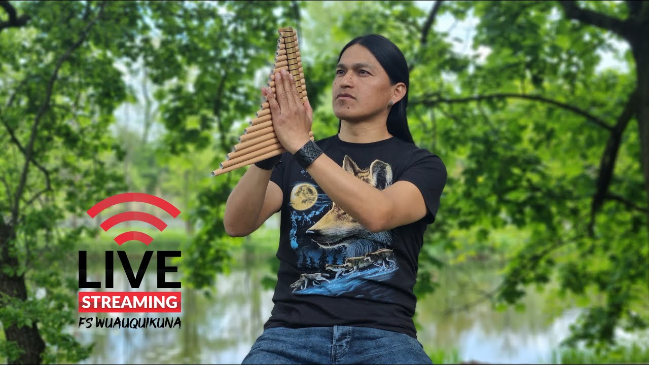 Relaxing time with andean flutes #subscribe #like #livestream #fabiansalazarwuauquikuna