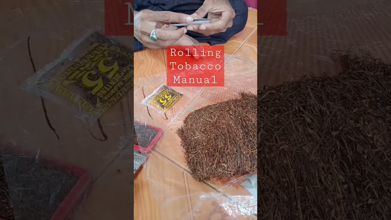 Rolling Tobacco Handmade 😍 #tingwe #tengwe #tembakau #short