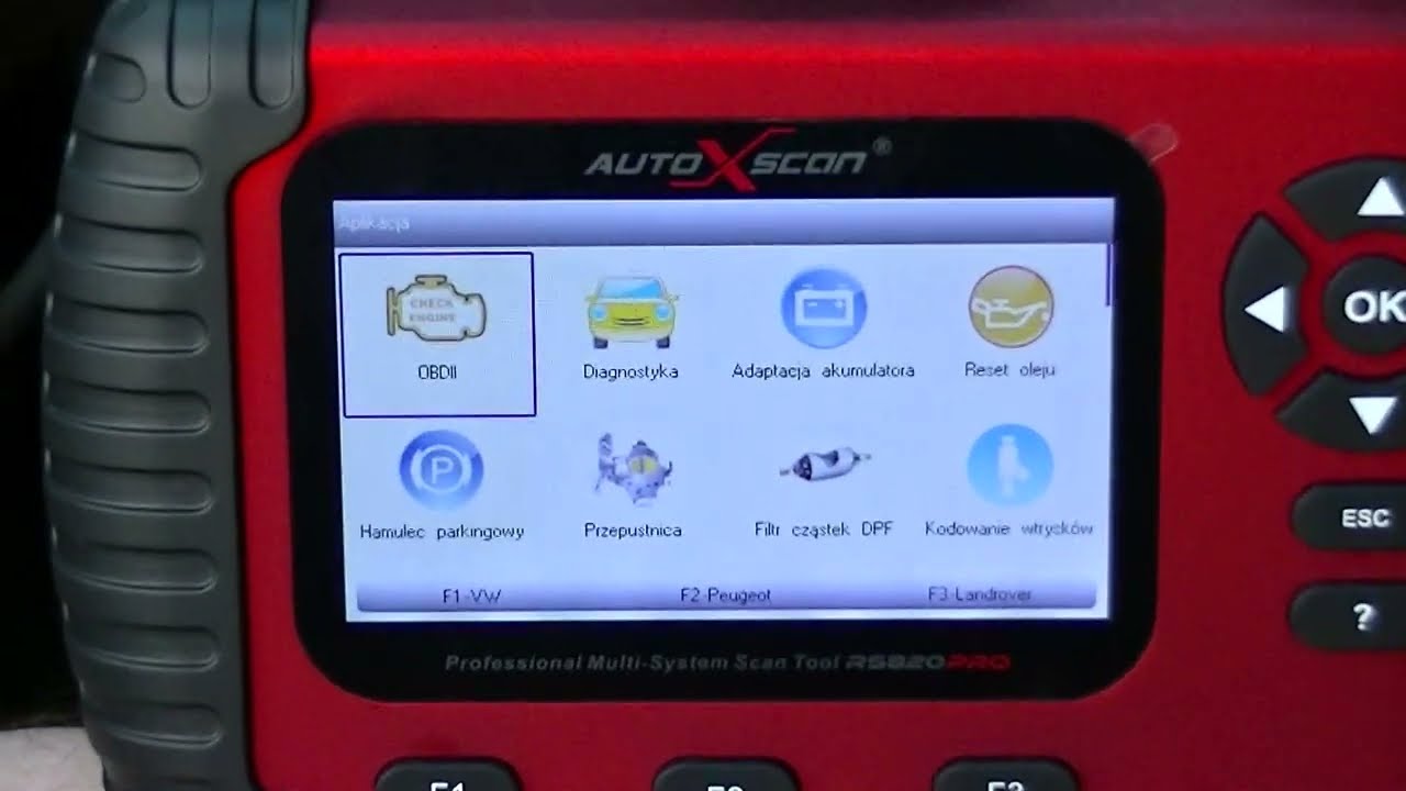 Scanowanie AUDI A4 B6 całego auta tester AutoXScan RS820 pro-wykrył kilka błęd&oacute;w Dzięki za pomoc