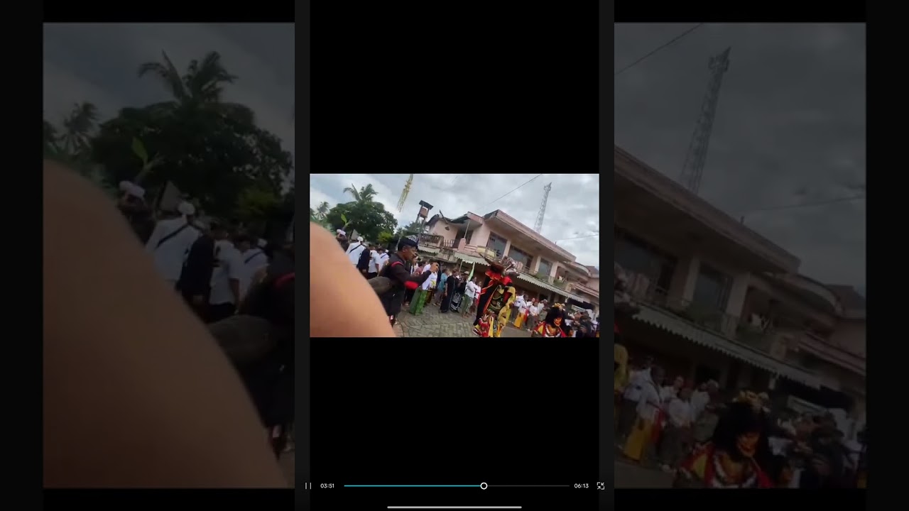 Mendak Tirta degan iring iringan jaranan #hindujawa #jaranan 