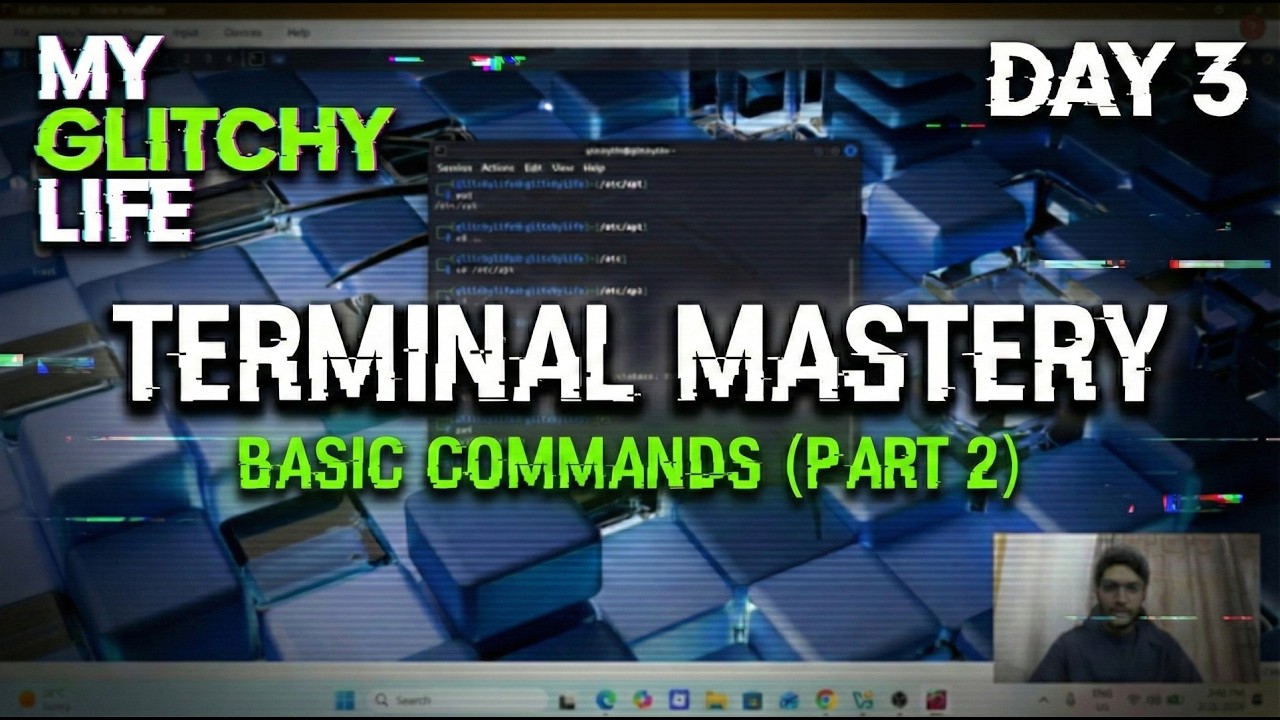 My Glitchy Life Day 3: Mastering the Terminal: Basic Commands + Navigation Explained (Part 2)