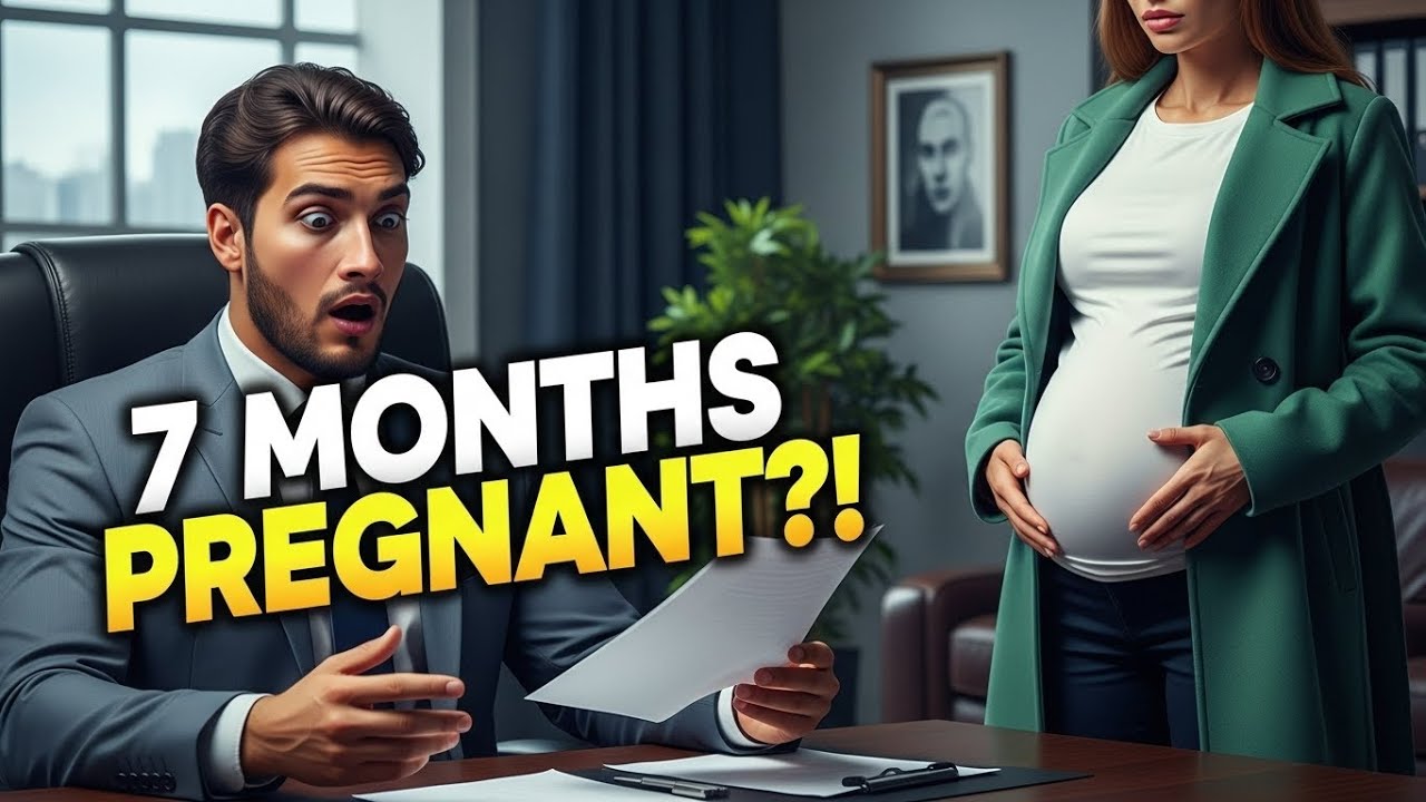 She Came to Sign the Divorce Papers — What Shocked Him Was Her 7-Month Pregnancy