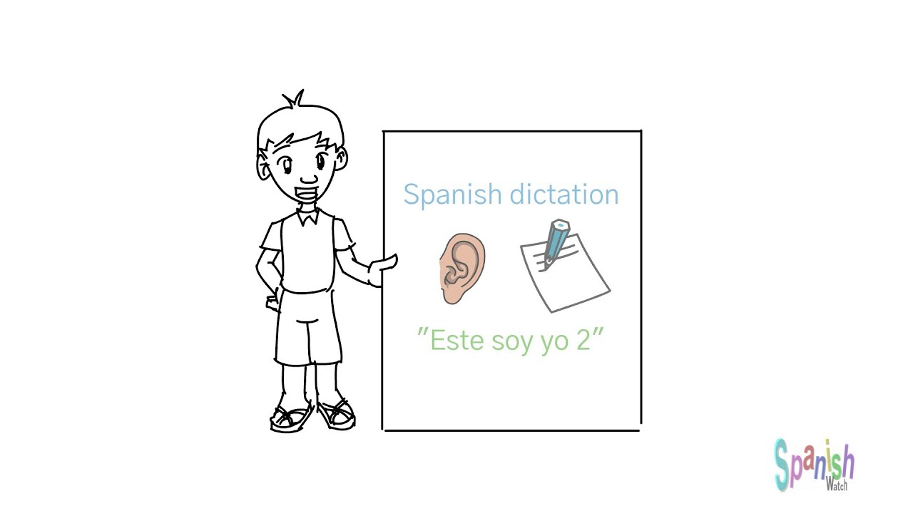 Learn Spanish for beginners | writing practice | Dictation 2.