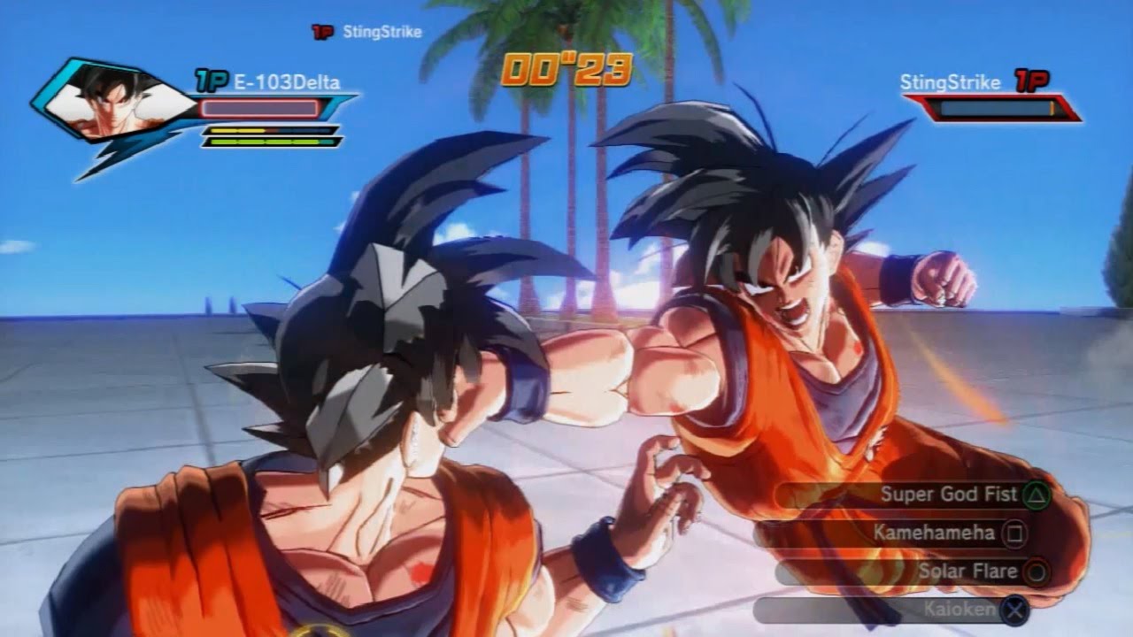Dragonball Xenoverse Glitch: Goku Super God Lock | Chaospunishment
