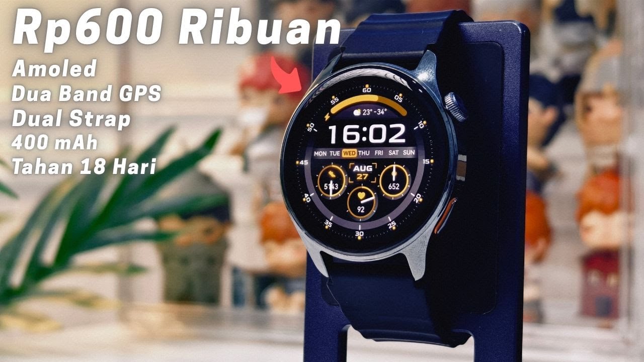 TERNYATA BEGINI HAYLOU WATCH 4S RP600 RIBUAN ADA GPS & LAYAR AMOLED