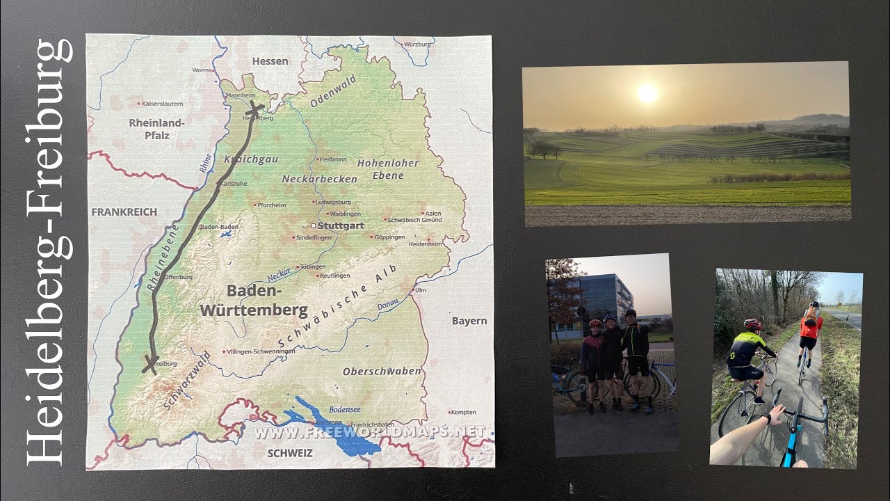 Fahrradtour Heidelberg-Freiburg, 200km an 1Tag