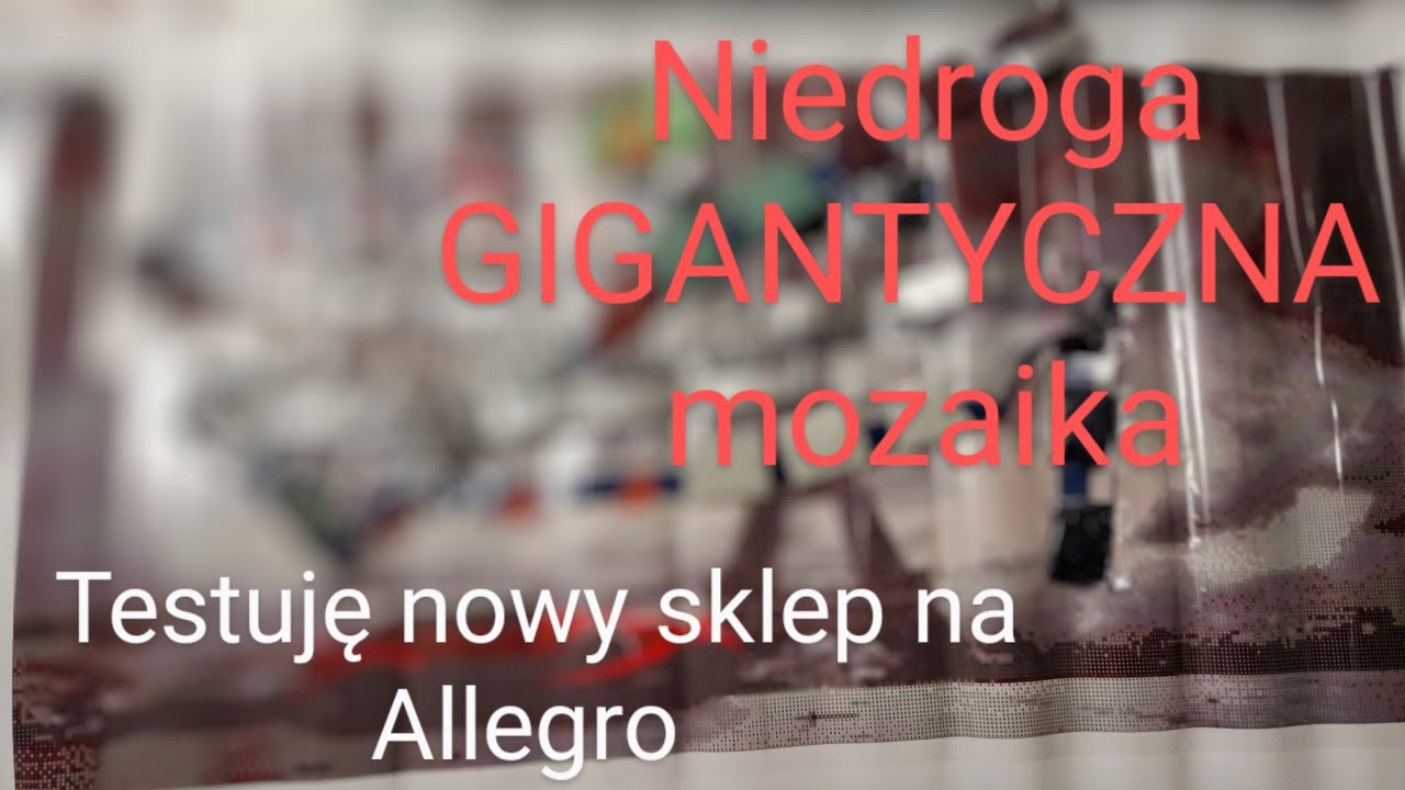 Testuję nowy sklep na Allegro! Niedroga mozaika diamentową XXXL 💎 #haftdiamentowy