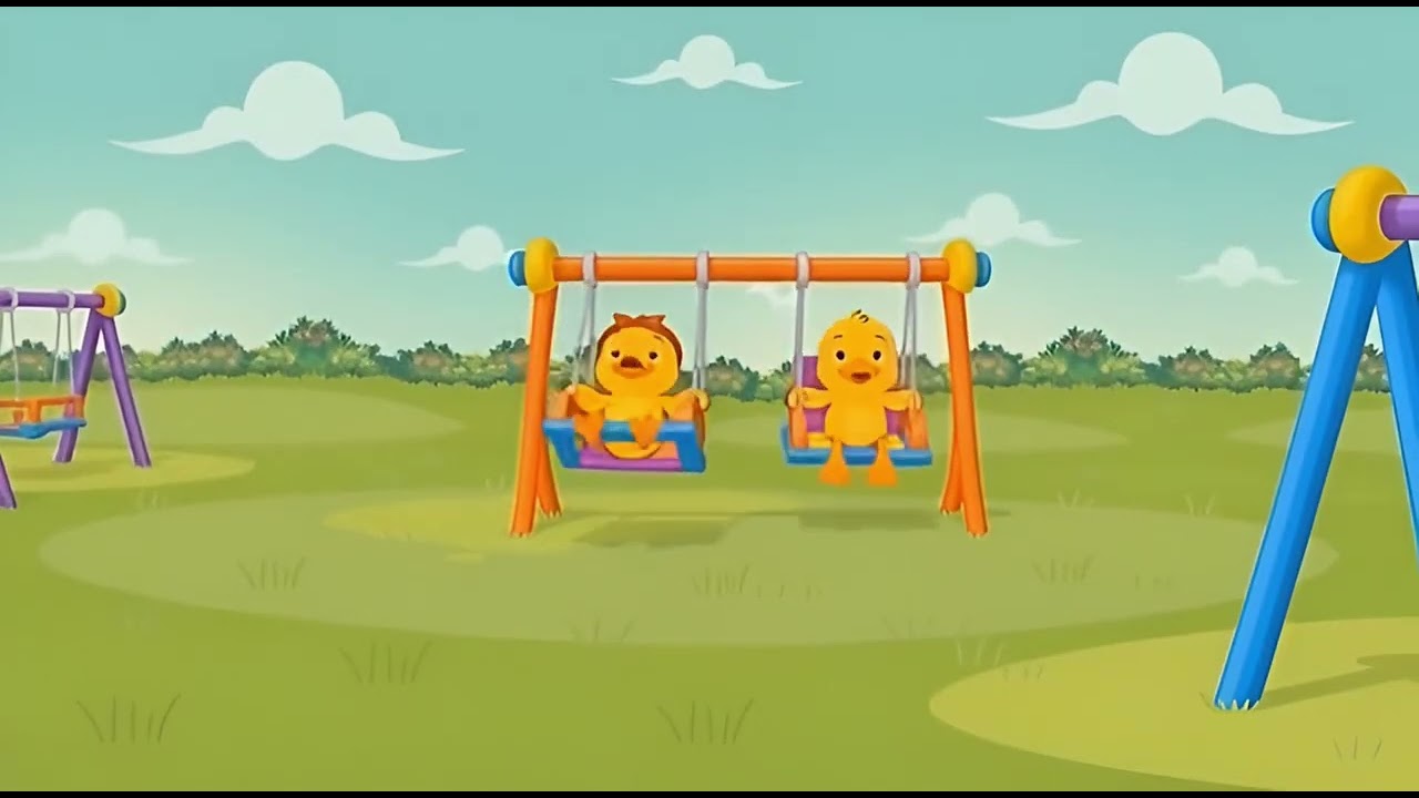 Roro and Dody Go to the Playground 🛝🦆 | Fun Slides, Swings & Bouncy Castle