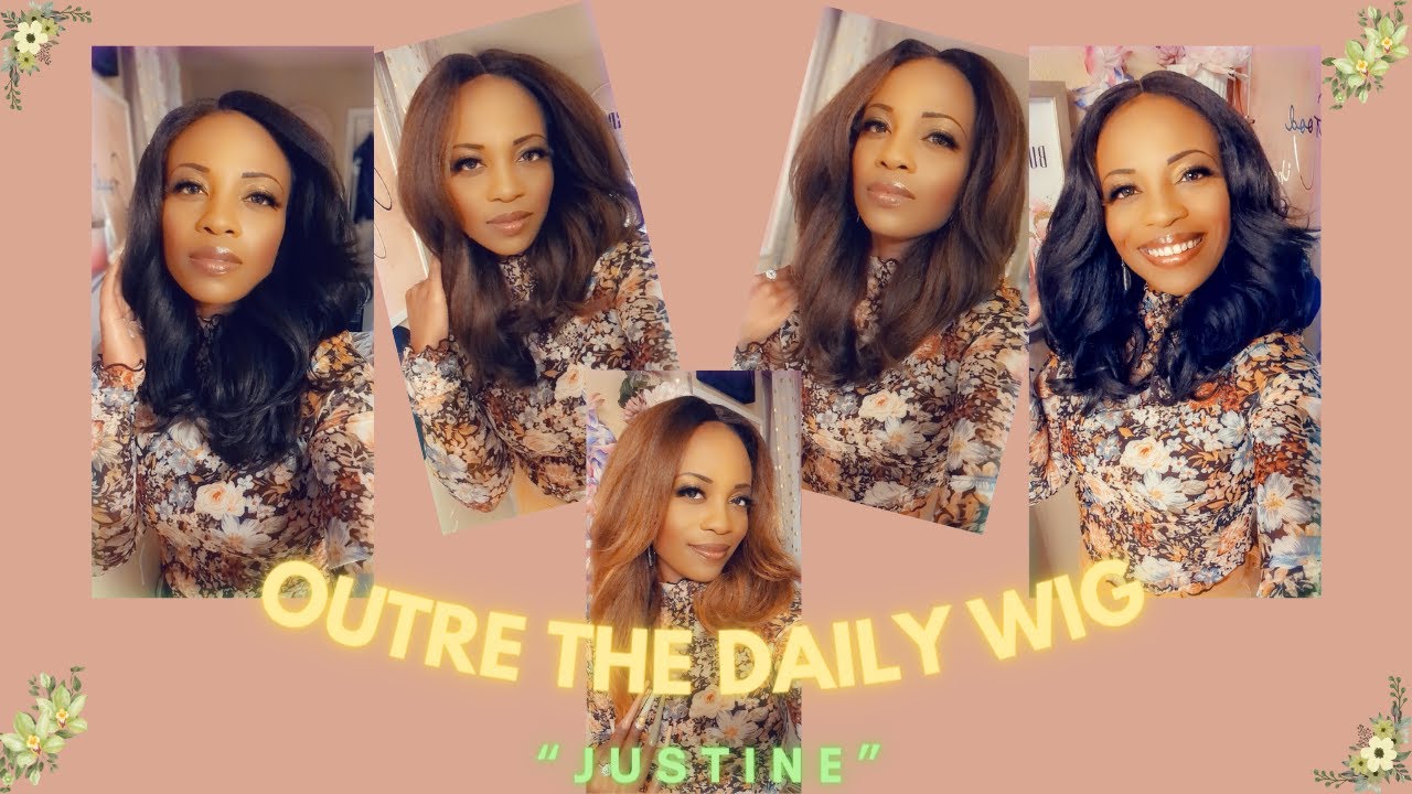 The Best Daily Wig?!??  Texture & Layers!! | Outre The Daily Wig  "Justine"  Review | Under $28!!