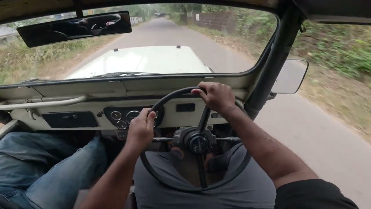 Mahindra Jeep 1996 POV Drive | CL 500 DI | Classic Jeep | Morning Drive Vlog