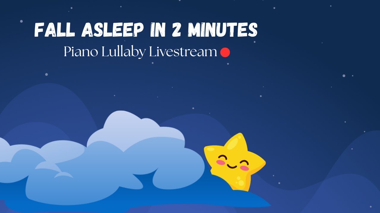 Fall asleep in 2 minutes | Soft Piano Sleep Music & Relaxation (Livestream)
