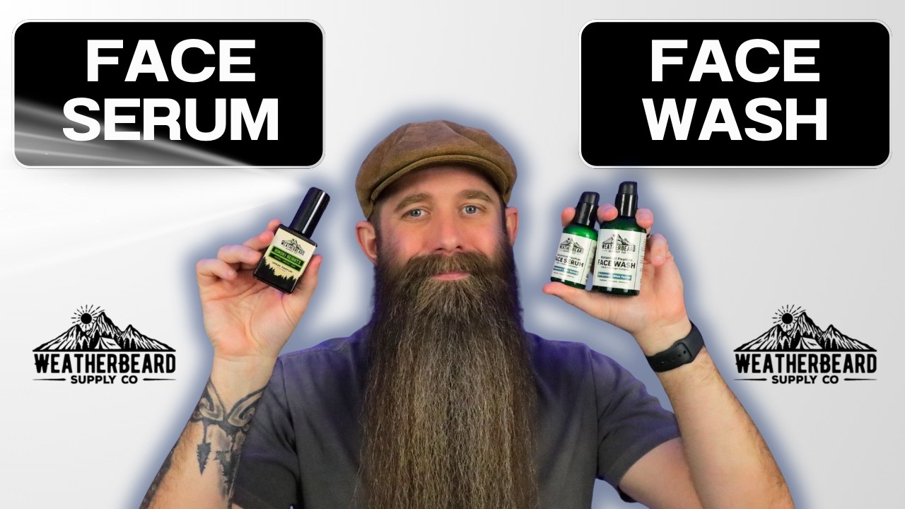 Гель для умывания и сыворотка для лица Bergamot & Blue Yarrow от WeatherBeard!