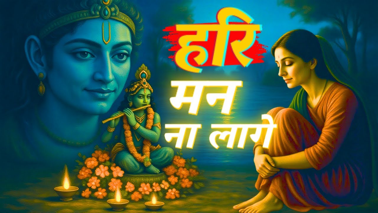 हरि तुम बिन मन कहीं ना लागे 💔Meera's Cry for Krishna – A Soul's Eternal Longing for Krishna