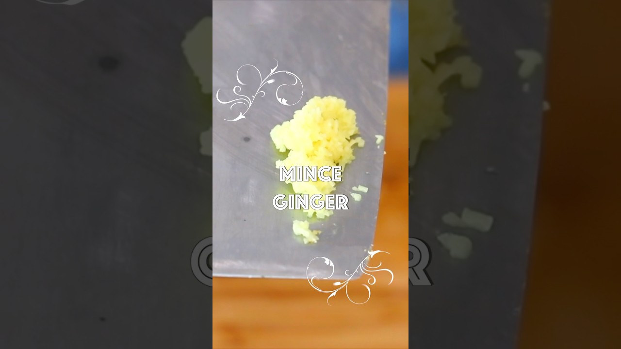 How to Mince Ginger Like a PRO!