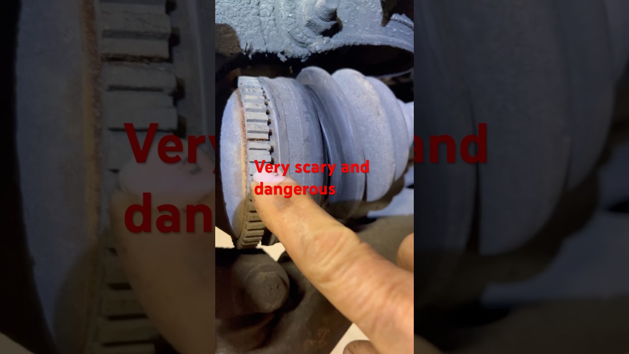 Очень страшный и ОПАСНЫЙ отказ ABS-тормоза #absbraking #carrepair #brakefailure #mechanic #braker...