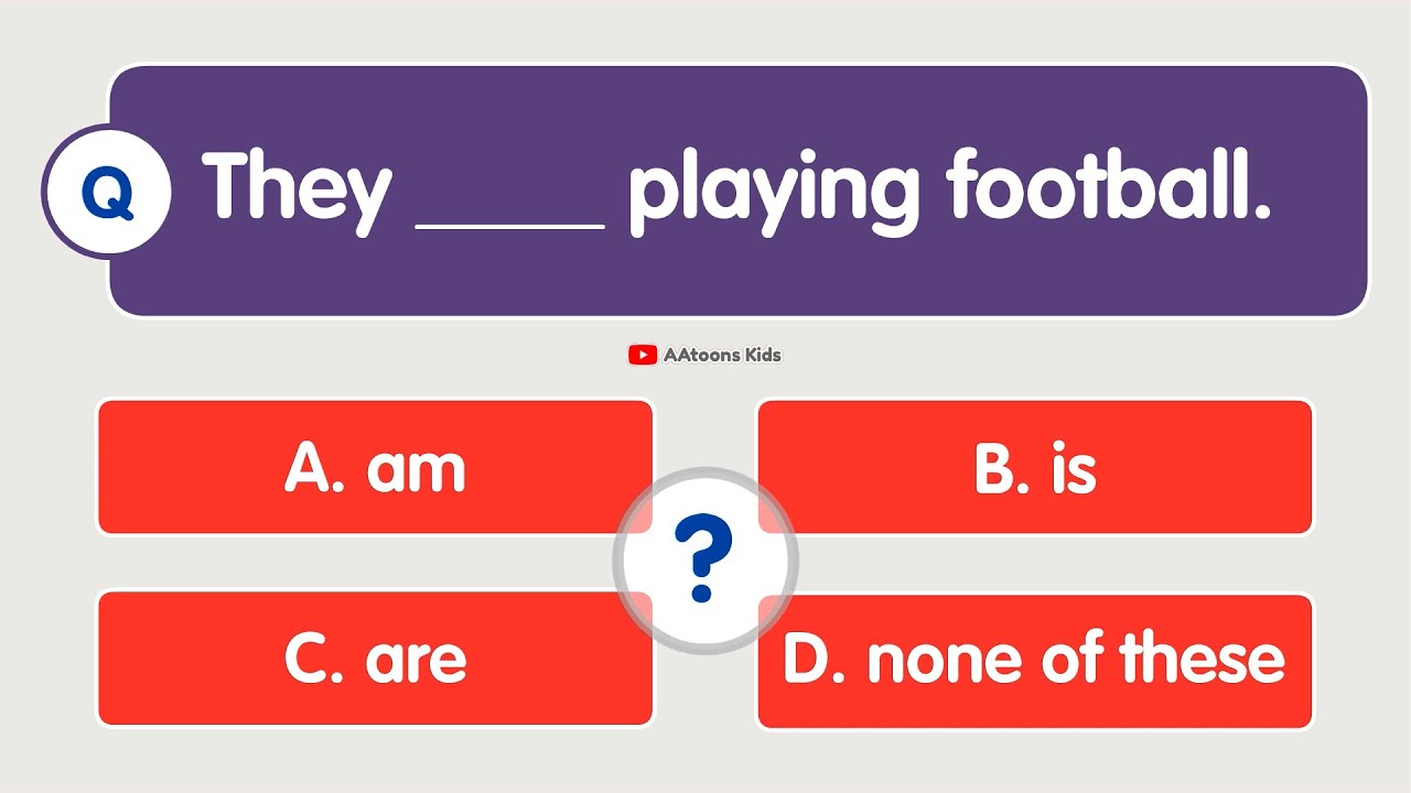 Quiz Time | English Quiz for kids | English Verb Quiz for Kids | English Trivia | @AAtoonsKids