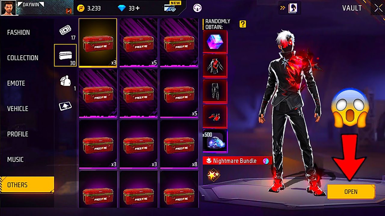 OPEN RARE BOXES 😱 EVO BUNDLE BOX 📦🎁 FREE FIRE