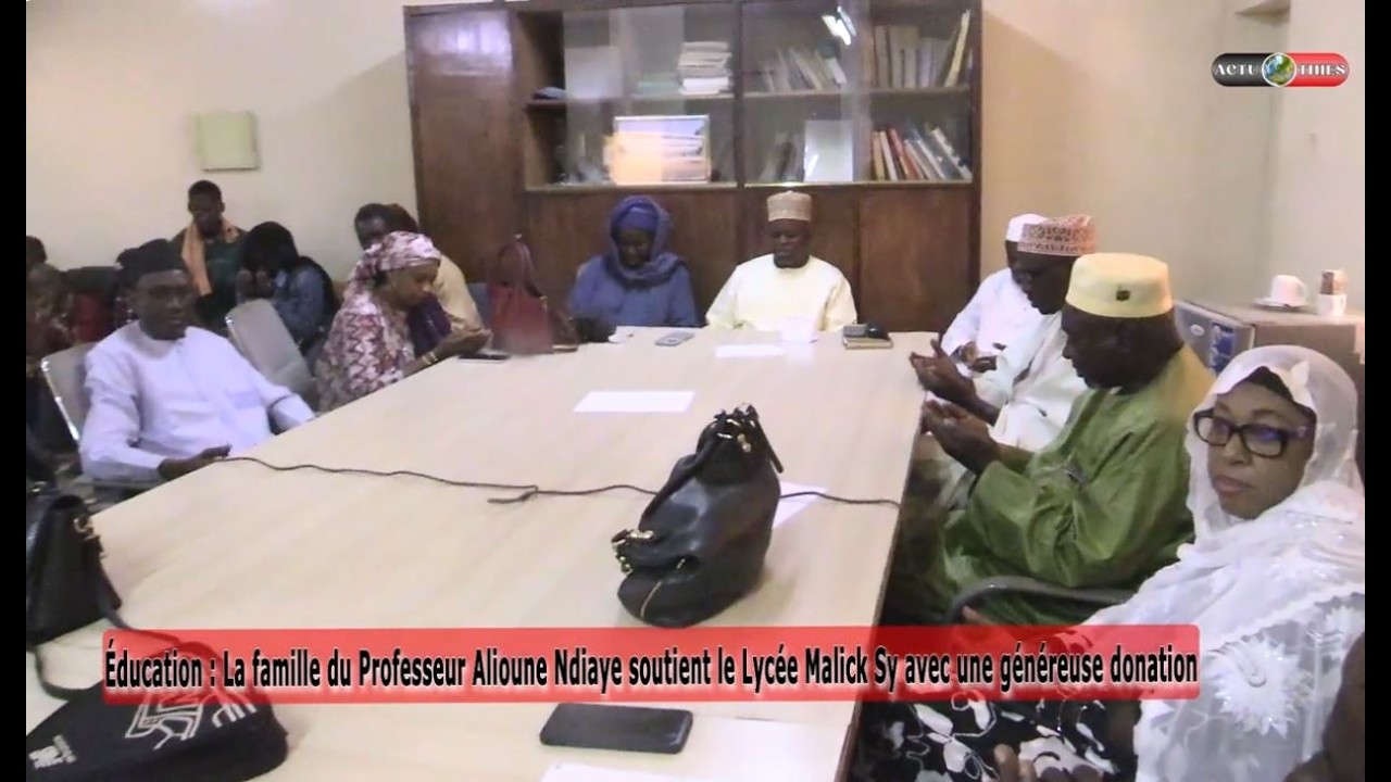 la famille du Professeur Alioune Ndiaye, pionnier, a apporté son précieux soutien pour renforcer...