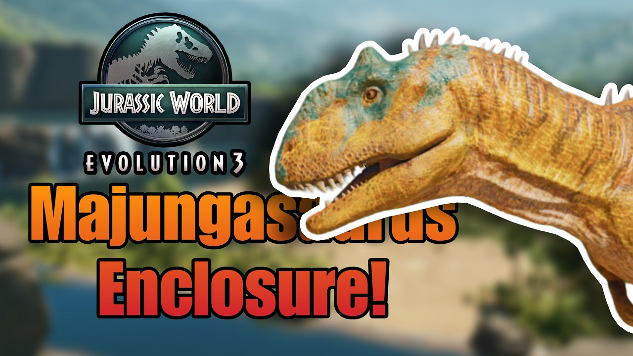 Building a Large Majungasaurus Enclosure! - Jurassic World Evolution 3