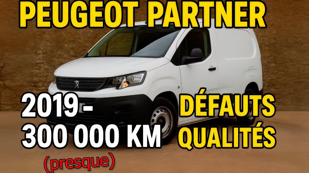 Peugeot PARTNER 4 - MAXI TEST ! 7 ans d'utilisation intensive !