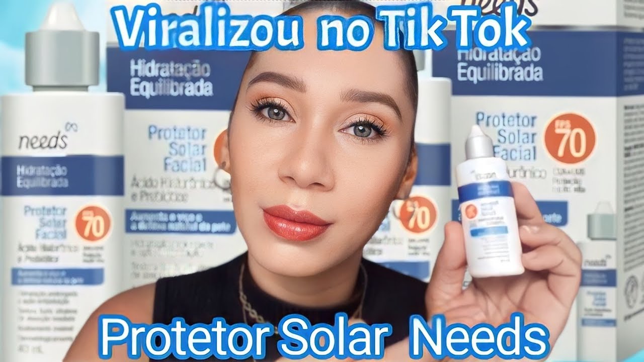 Protetor Solar Facial Hidratação Equilibrada FPS70 NEEDS _ Funciona em pele Oleosa?