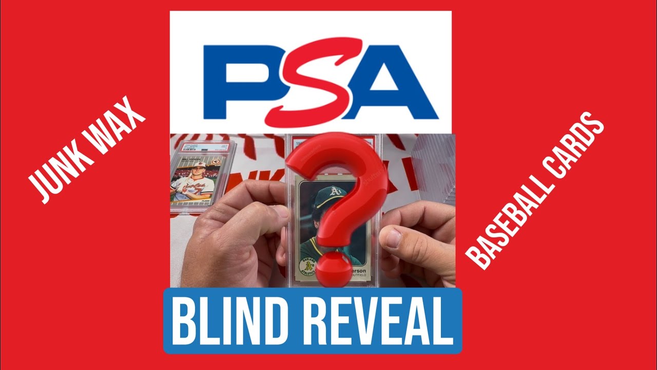 PSA Reveal PSA Blind Reveal Junk Wax Baseball Cards 80,s #psa #psareveal #gradedcards #baseballcards