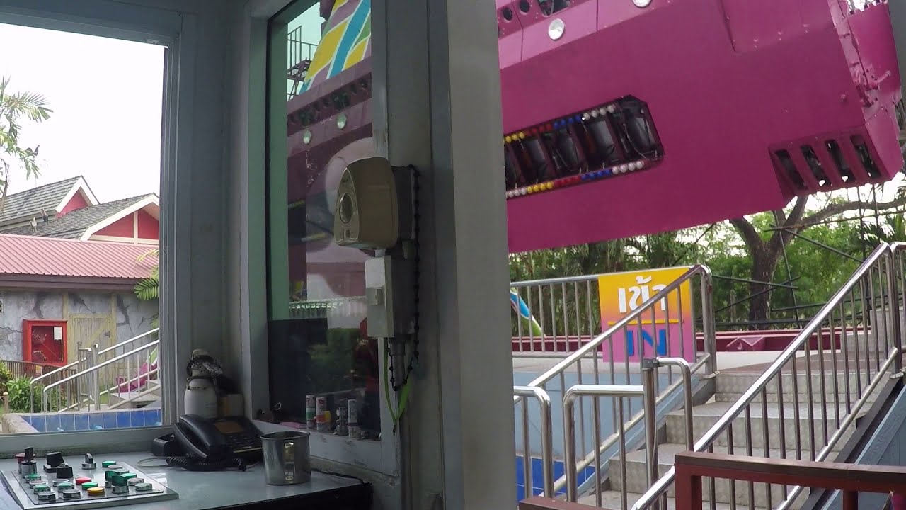 HURRICANE: Huss Top Spin Thrill Operator POV at DREAM WORLD Bangkok 2019! 🇹🇭