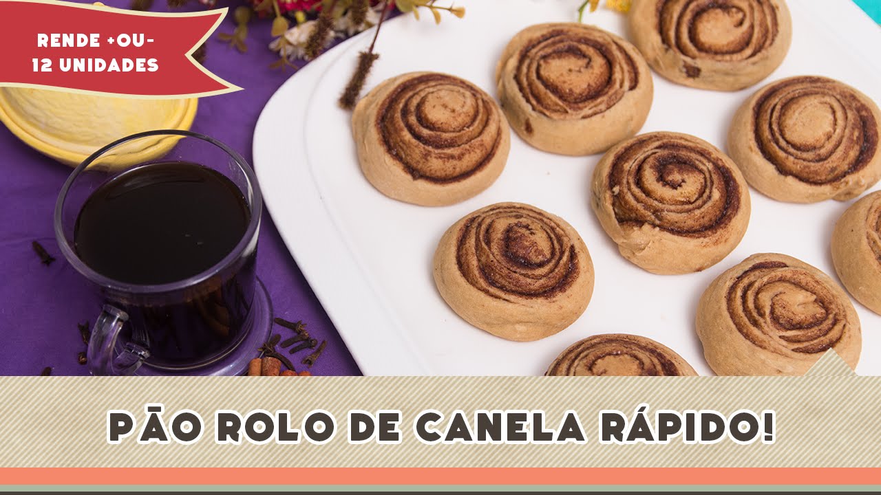 Rolo de Canela Rápido - Receitas de Minuto #162