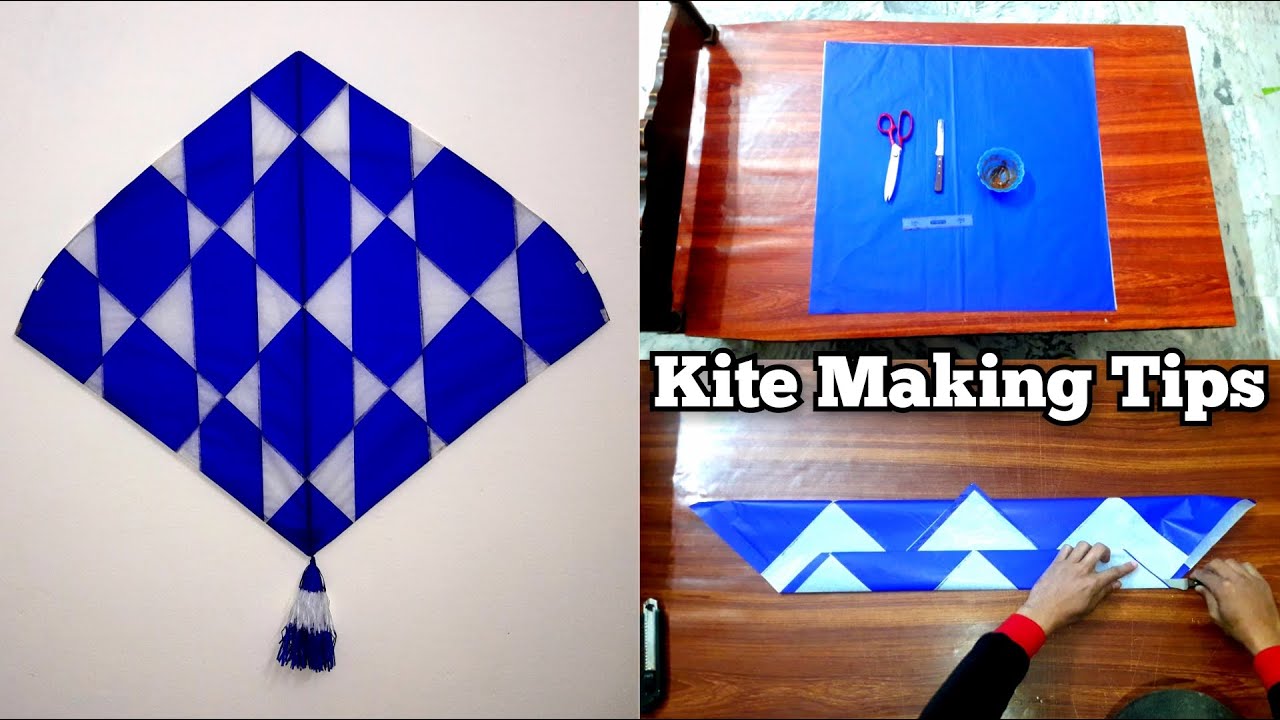 How to Make a Kite With Paper & Sticks! Step By Step Kite Making! DIY Kite!  SM Kites.