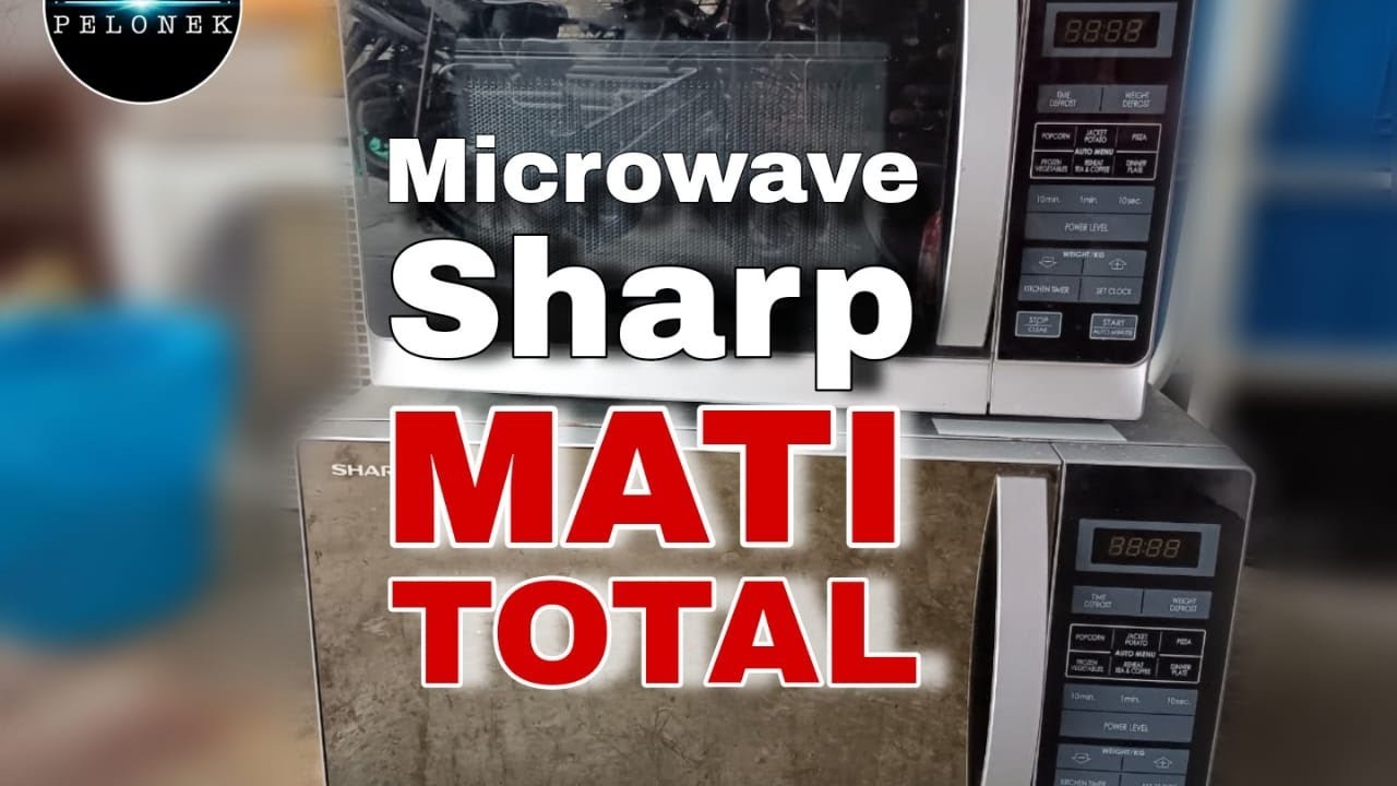 2 unit microwave sharp mati total. Langsung tak hidup.