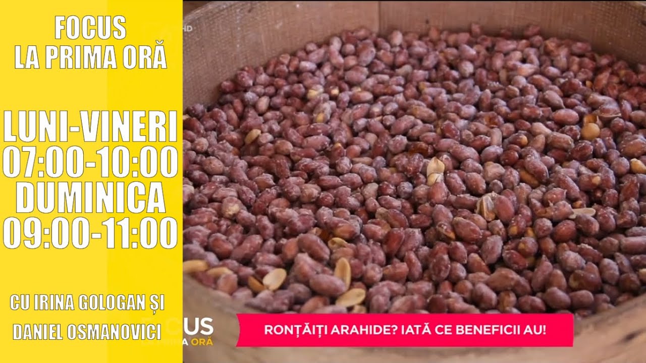 RONȚĂIȚI ARAHIDE? IATĂ CE BENEFICII AU. SĂNĂTATE CU STIL CU LUCIANA INDRE