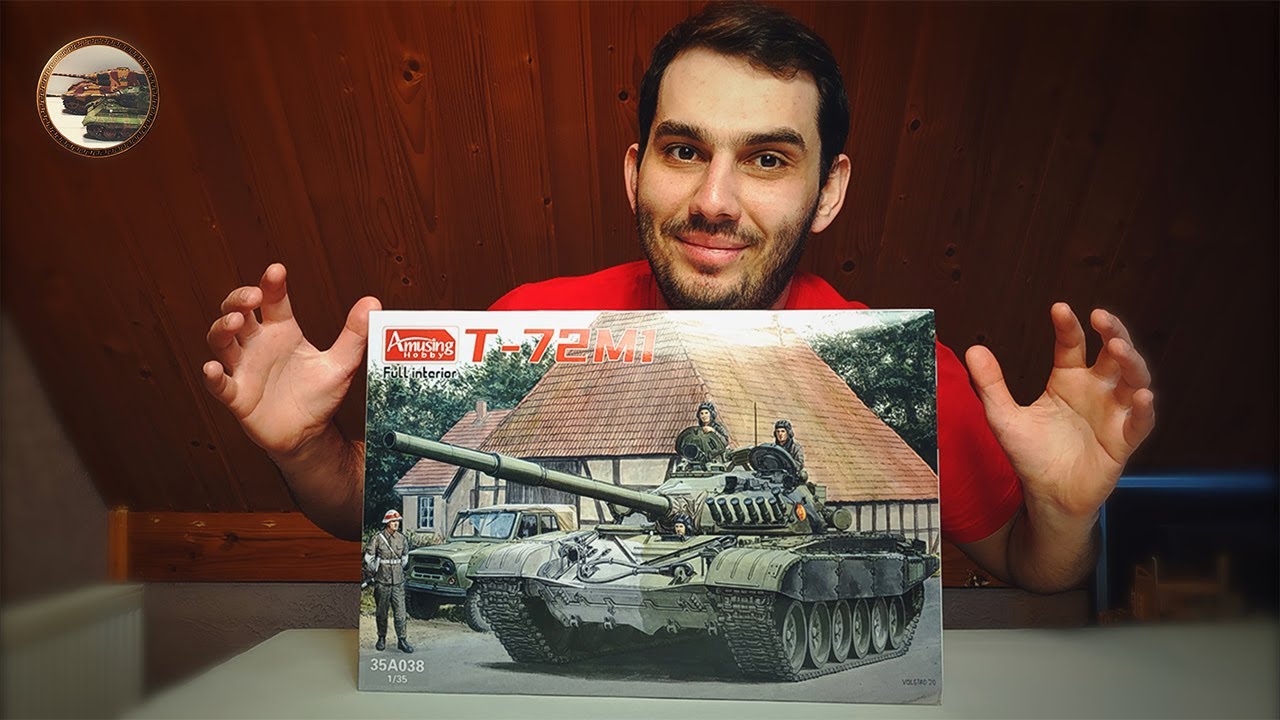 Топовая Модель Т-72 M1 с Полной ВНУТРЯНКОЙ. Модель Танка в 1/35 Amusing Hobby