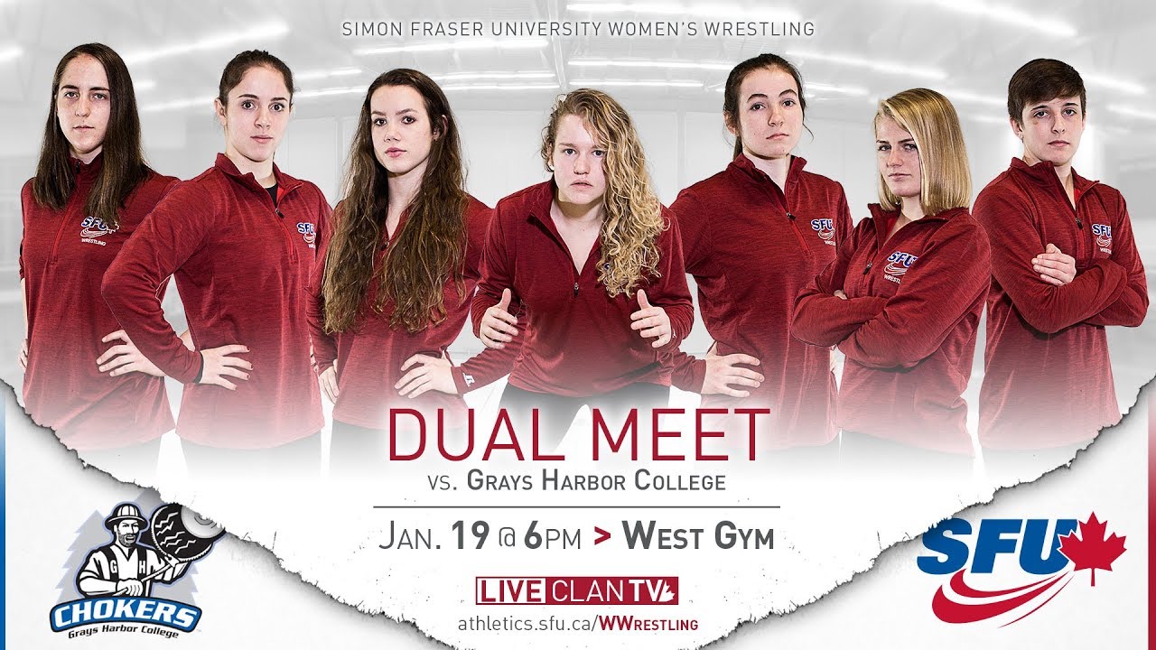 SFU Women's Wrestling vs. GHC - January 19, 2018