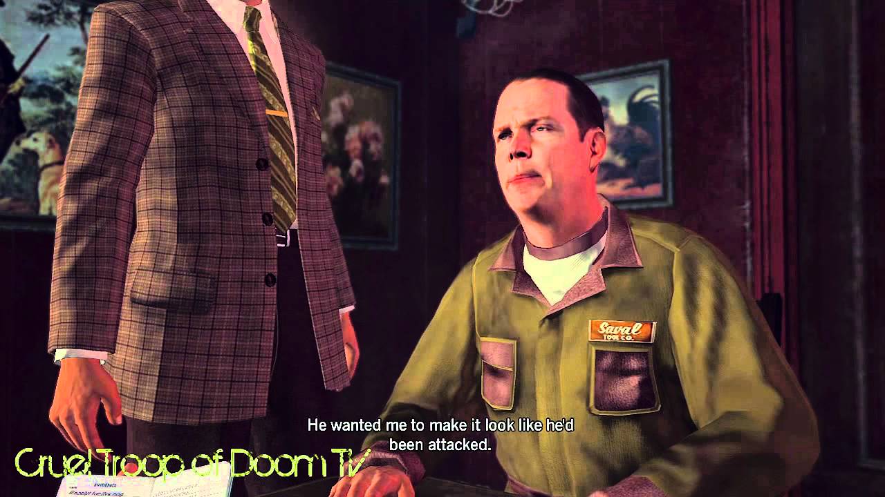 L.A. Noire: Perfect Interrogation - Frank Morgan at Cavanagh's [The Driver's Seat Case]